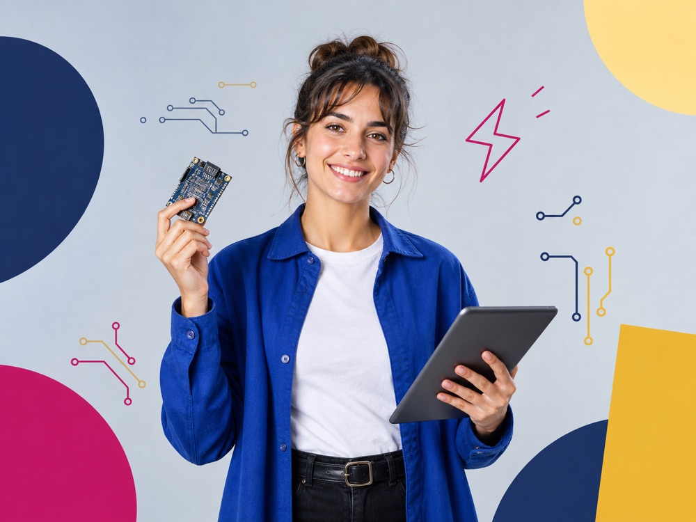 Studentessa del corso di Elettronica ed Elettrotecnica